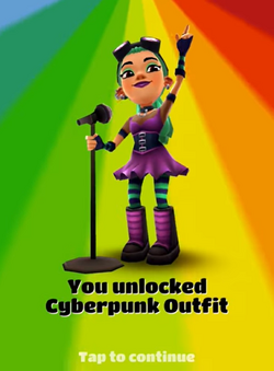Subway Surfers World Tour 2018 - Berlin - New Character Nina Cyberpunk  Outfit 