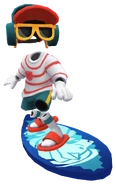 Tutti surfing on Lion