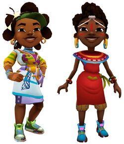 User blog:Caitlin Reece Alex Francisco/Aina and Zuri, Subway Surfers Wiki