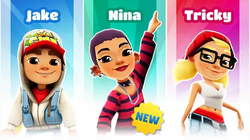 Subway Surfers Berlin com a rockeira Nina 