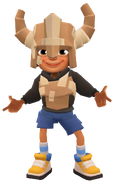 Trym in his Noble Newbie Outfit with The Burger King's pose