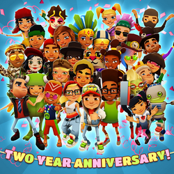 SYBO - 100 updates in just under 7 years? We've run a long way and we're  just getting started! #subwaysurfers #sybo #kiloo