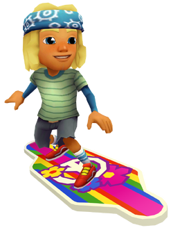 Subway Surfers - #ShopUpdate Surfs up! Play the Daily High Score or  Marathon to collect Event Coins and unlock Dylan, his new Walkman Outfit,  the sweet Beach Pop Board, and more! 🏄🎧