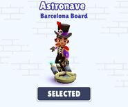 Eddy surfing on the Astronave board