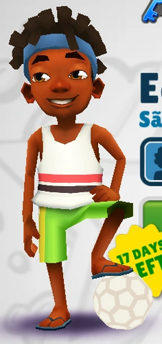 Curiosidade: Existe um personagem de Subway Surfers que representa a cidade  de São Paulo chamado Edison, esse personagem usa uma camisa do Tricolor  Paulista : r/futebol