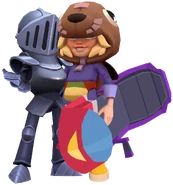 Soul and Lily holding Override with the Punk's Not Dead bundle pose