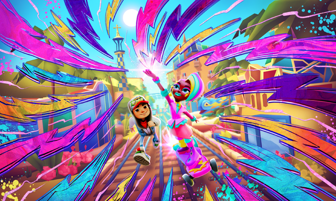 The Subway Surfers World Tour returns to Barcelona to celebrate Pride! Play it now!