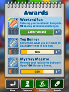 Collecting the Bronze "Weekend Fun" Award