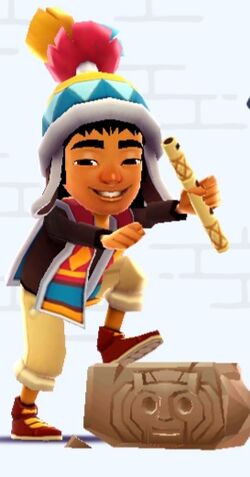 SUBWAY SURFERS CARLOS TRAJE INCA 