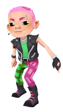 Pink (Subway Surfers), LGBT Characters Wikia