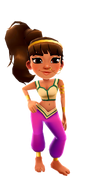 Amira, surfer