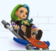 Skye surfing on Heavy Metal