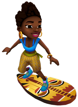 zuri🧕🏿  Subway surfers, Surfer, Character design references