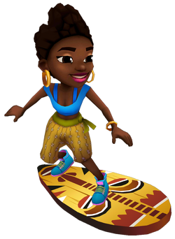 Subway Surfers - Don't you love Zuri's smile? :) #SubwaySurfers #Kenya