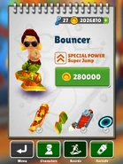 Purchasing Bouncer with Tricky in her Camo Outfit