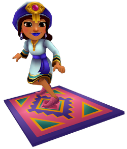 Subway Surfers - #ShopUpdate Love is in the air. 💕 Unlock the enchanting  Magic Carpet board, Kareem, Salma, and drift through the mythical streets  of the East! Available from February 11th 