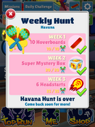 All the prizes of the Weekly Hunt