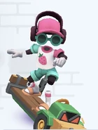 Frutti surfing on Fear Tractor