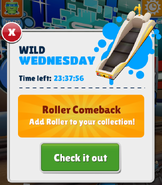 Roller's reappearance