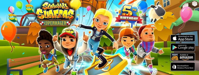 Subway Surfers - Join the Subway Surfers in World Tour Copenhagen! 🇩🇰  Suit up with Super Runner Jake and the rest of the Subway Surfers crew NOW