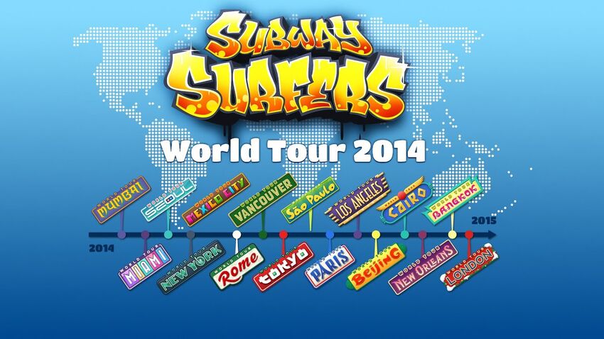 Subway Surfers World Tour: Nova Orleans 2014, Subway Surfers Wiki BR