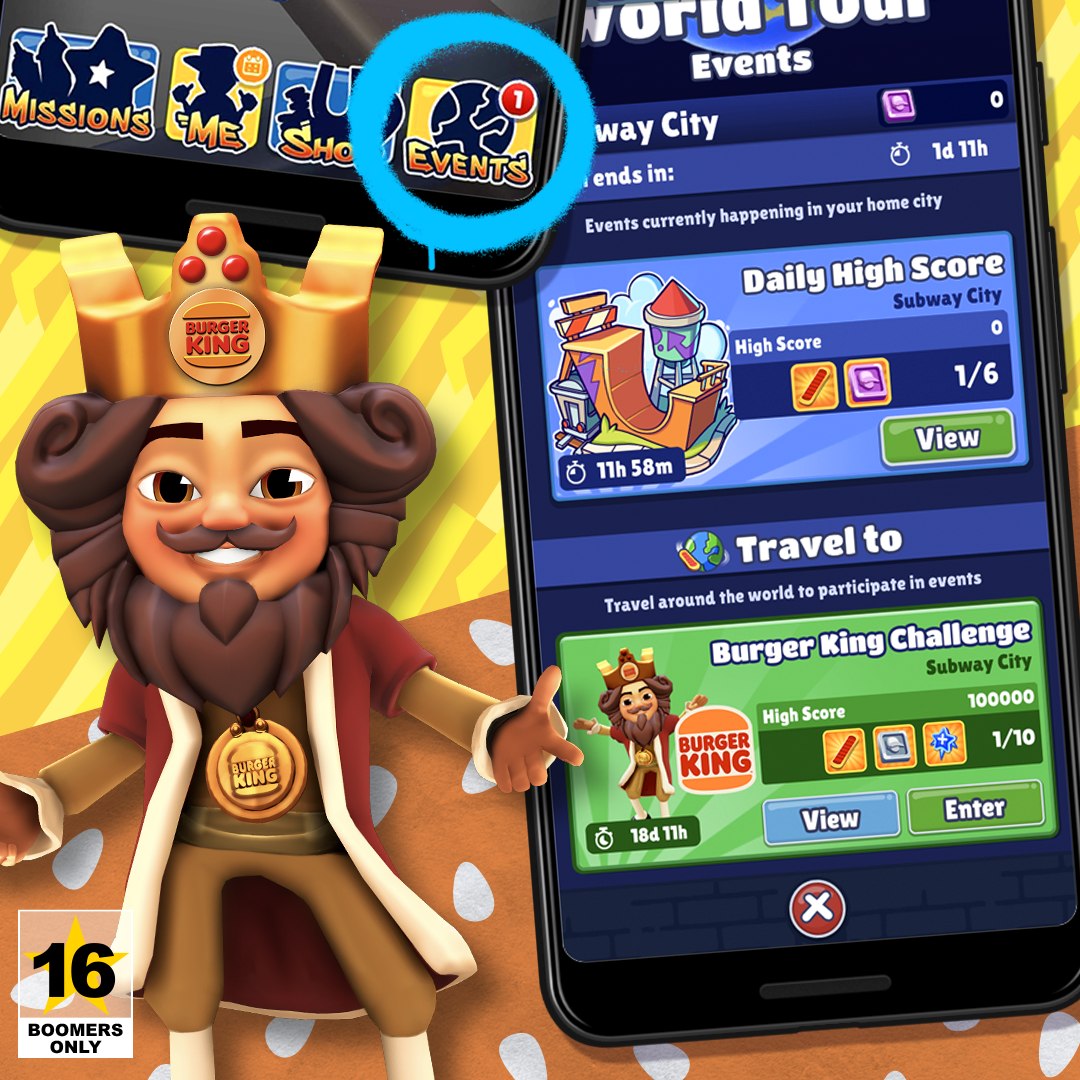 Subway Surfers (Burger King, 2022), Kids Meal Wiki