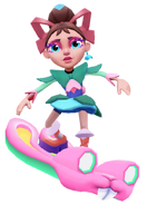 Ribbon surfing on Rolls Rabbit