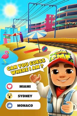 Join the Subway Surfers World Tour in sunny #Miami, Florida, and explore  the beach with Nick. 😎 Tag your Subway Surfers friends in the comments and  get, By SYBO