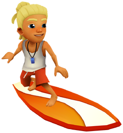 Subway Surfers - #ShopUpdate Surfs up! Play the Daily High Score or  Marathon to collect Event Coins and unlock Dylan, his new Walkman Outfit,  the sweet Beach Pop Board, and more! 🏄🎧