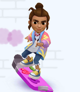 Kaleo surfing on Heartstopper