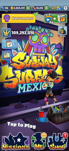 Subway Surfers Halloween 2021 no Mexico