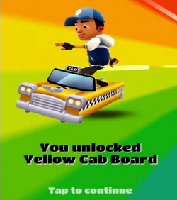 Yellow Cab, Subway Surfers Wiki