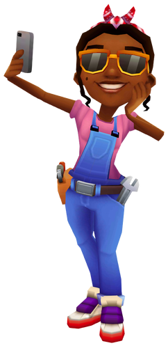 THIS AFRO-CUBAN GIRL IS A SUBWAY SURFERS MECHANIC WITH A TOOL BELT  FEATURING 'RAMONA