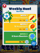 All the prizes of the Weekly Hunt