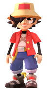 Saru with Marco's event pose