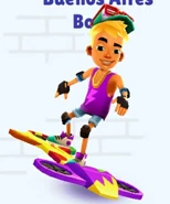 Nick surfing on Splash