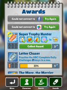 Collecting the Bronze "Super Trophy Hunter" Award