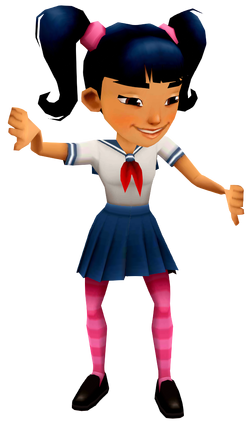 Harumi, subway Surfers, frizz, new Orleans, Subway, Mobile game, model  Sheet, mascot, superhero, wiki