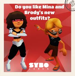 Unlocking Brody, Posh Outfit and Chill Outfit in Subway Surfers