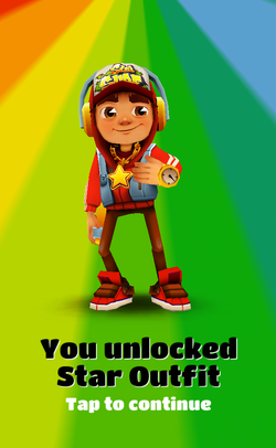 Just Unlocked Jake's Star Outfit in Subway Surfers Chinese Version : r/ subwaysurfers