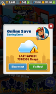 Online Saving Error