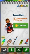 Tony riding on the Lowrider