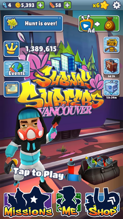 Subway Surfers World Tour: Vancouver em Jogos na Internet
