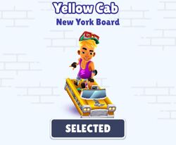 Yellow Cab, Subway Surfers Wiki