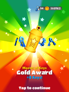 Master of Keys - Gold Award