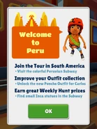 Peru 2017 Greeting.png (227 KB) Carlos welcomes the player to Peru
