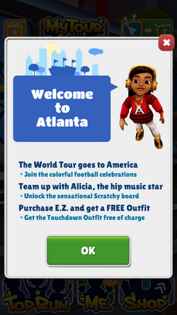 Subway Surfers World Tour: Atlanta 🏈, Atlanta, Release your inner  football fan. We're going to Atlanta for the Superbowl! 🏈, By Subway  Surfers