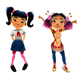 User blog:Caitlin Reece Alex Francisco/Aina and Zuri, Subway Surfers Wiki