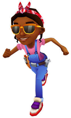 THIS AFRO-CUBAN GIRL IS A SUBWAY SURFERS MECHANIC WITH A TOOL BELT  FEATURING 'RAMONA