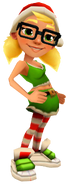 Elf Tricky, a Christmas special surfer (Classic: Holiday)